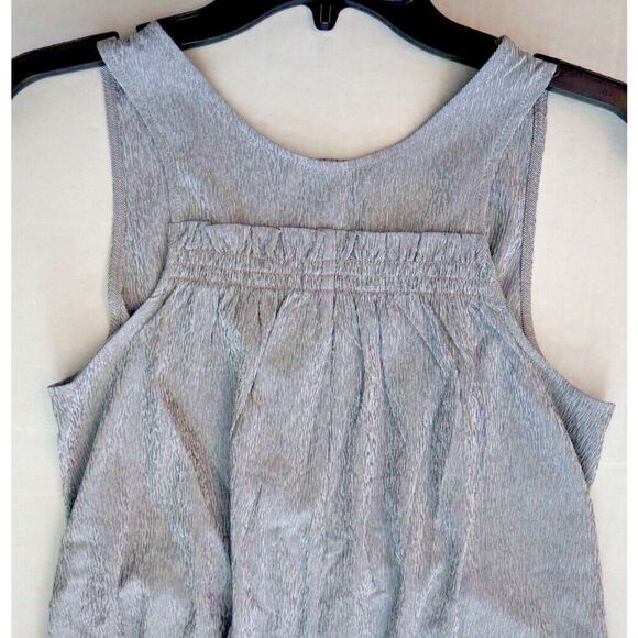 Athleta 601555-00 Women's Sz Large Gray/Silver Echo Midi Tank Dress - Picture 8 of 11